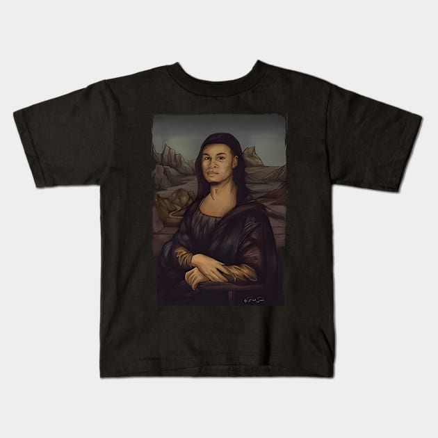 Mona Lisa Keegan Murray Kids T-Shirt by telulaslos